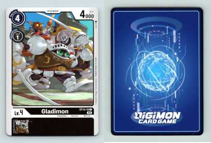 Gladimon #ST13-10 RagnaLoardmon Common Digimon TCG-Breakoutcards