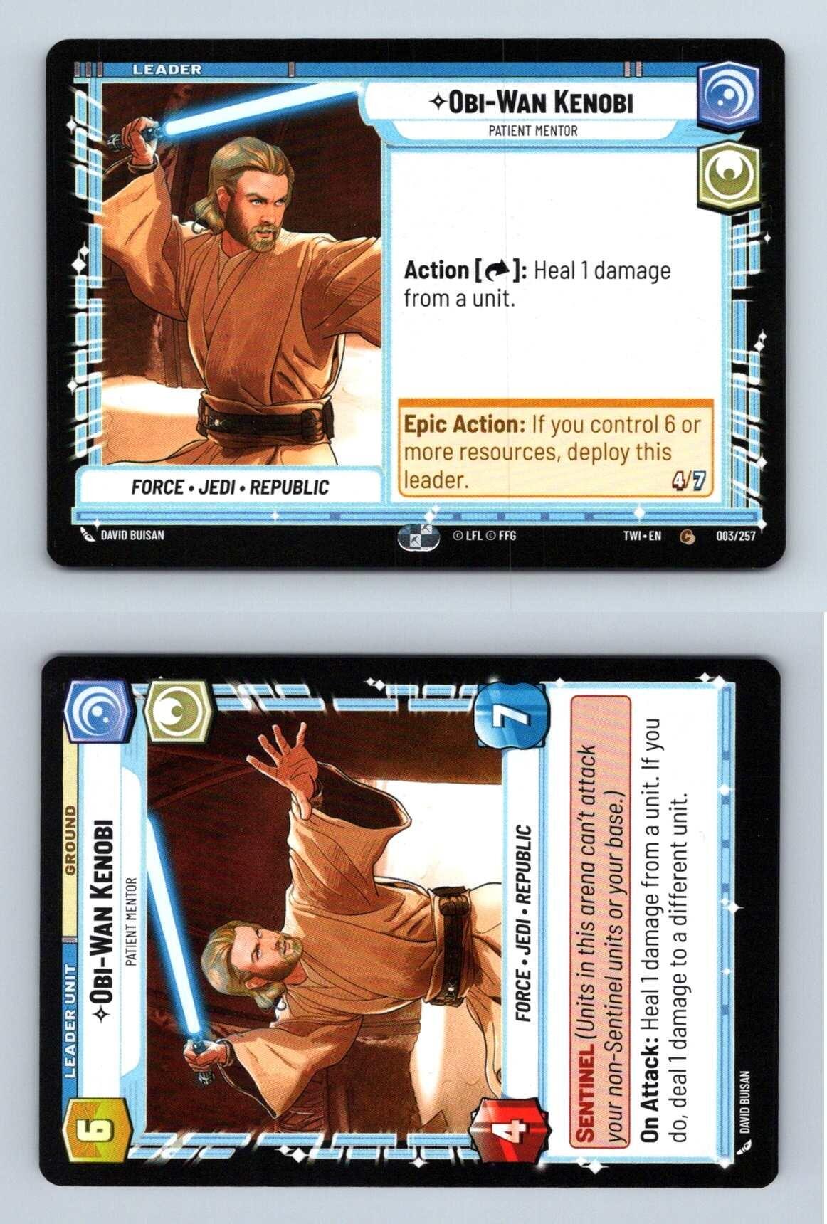 Obi-Wan Kenobi #003 Star Wars Unlimited Twilight Of The Republic 2024 Common TCG-Breakoutcards