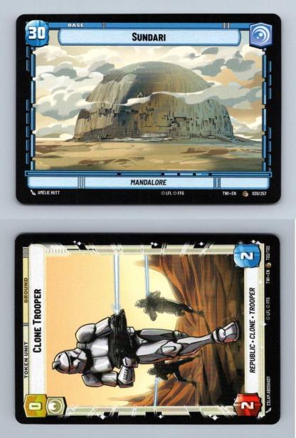 Sundari #020 - T02  Star Wars Unlimited Twilight Of The Republic 2024 Common TCG-Breakoutcards