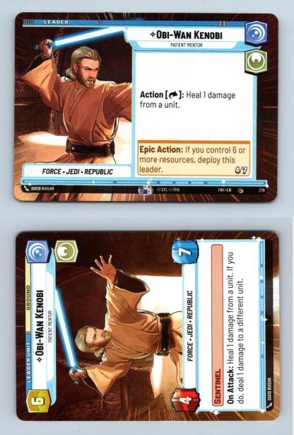 Obi-Wan Kenobi #278 Star Wars Unlimited Twilight Republic Common Hyperspace TCG-Breakoutcards