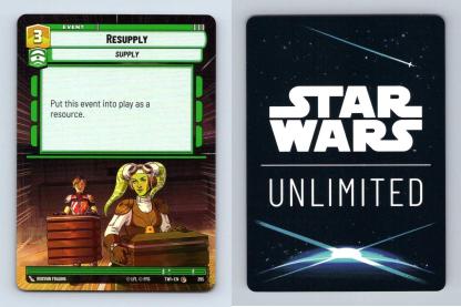 Resupply #395 Star Wars Unlimited Twilight Of The Republic Common Hyperspace TCG-Breakoutcards