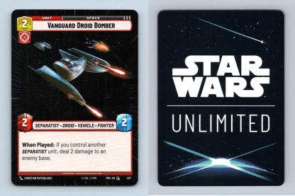 Vanguard Droid Bomber #427 Star Wars Unl Twilight Republic Common Hyperspace TCG-Breakoutcards