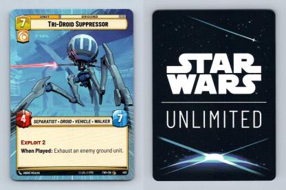 Tri-Droid Suppressor #482 Star Wars Unl Twilight Republic Common Hyperspace TCG-Breakoutcards
