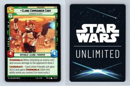 Clone Commander Cody #114 Star Wars Unlimited Twilight Of Republic Uncommon TCG-Breakoutcards