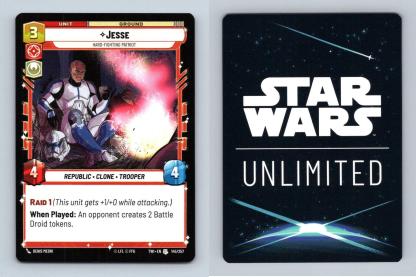 Jesse #145/257 Star Wars Unlimited Twilight Of The Republic 2024 Uncommon TCG-Breakoutcards