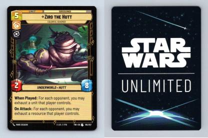 Ziro The Hutt #185 Star Wars Unlimited Twilight Of The Republic Uncommon TCG-Breakoutcards