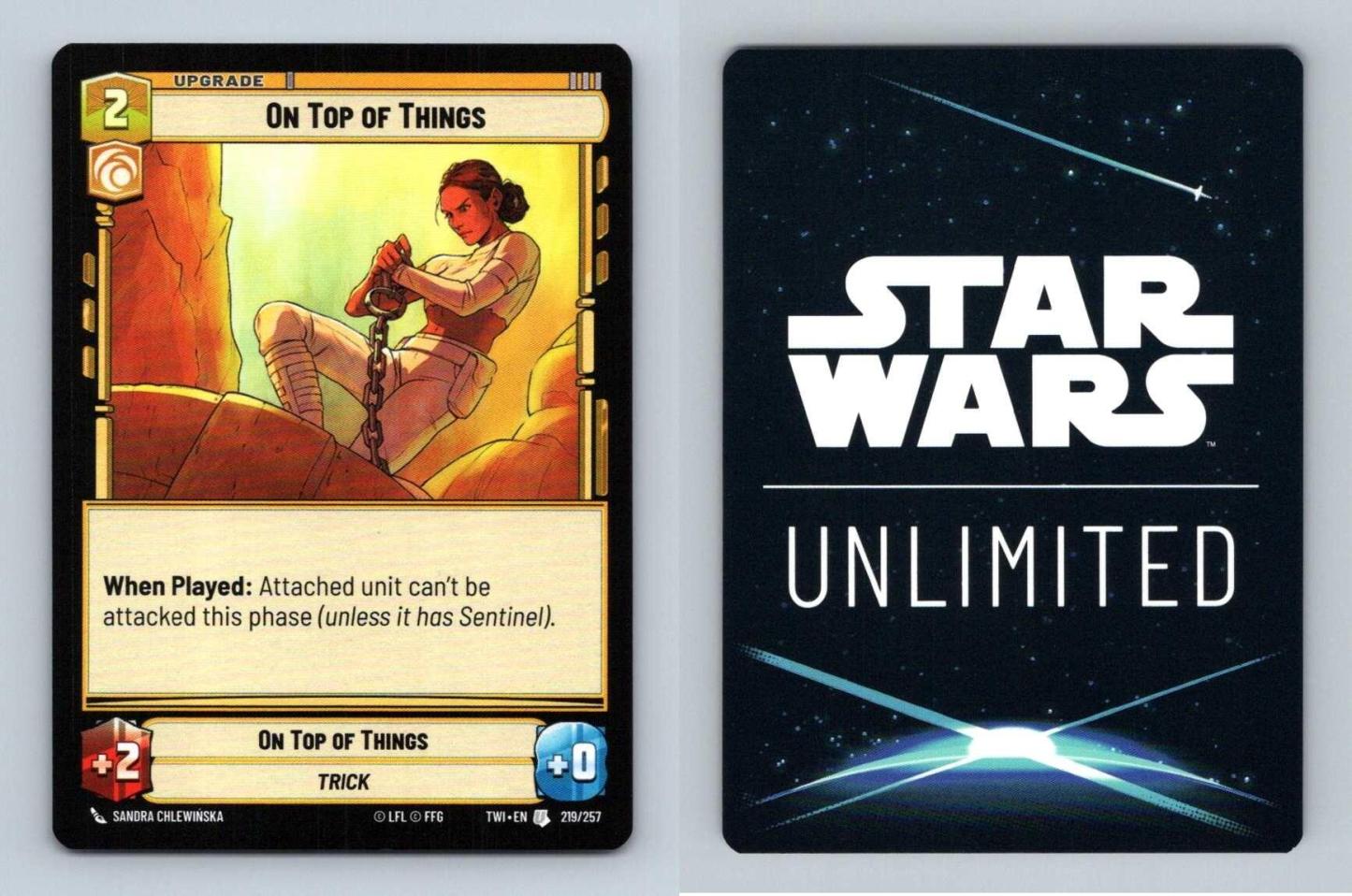 On Top Of Things #219 Star Wars Unlimited Twilight Of The Republic Uncommon TCG-Breakoutcards