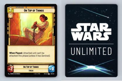 On Top Of Things #219 Star Wars Unlimited Twilight Of The Republic Uncommon TCG-Breakoutcards