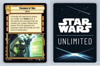 Prisoner Of War #227 Star Wars Unlimited Twilight Of The Republic Uncommon TCG-Breakoutcards