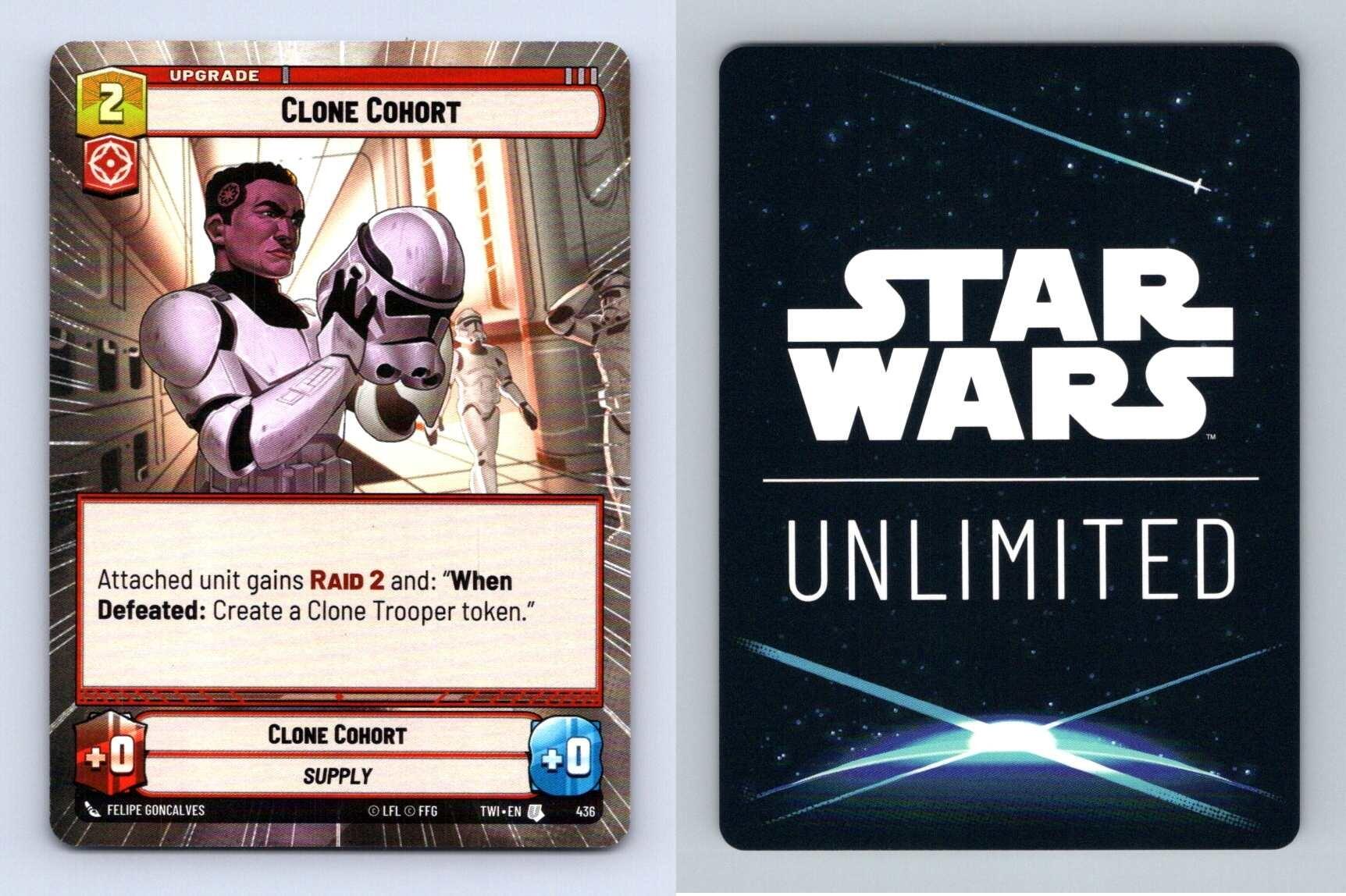 Clone Cohort #436 Star Wars Unlimited Twilight Republic Uncommon Hyperspace TCG-Breakoutcards