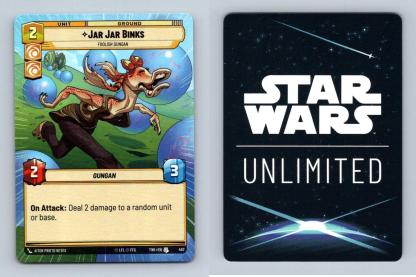 Jar Jar Binks #467 Star Wars Unlimited Twilight Republic Uncommon Hyperspace TCG-Breakoutcards