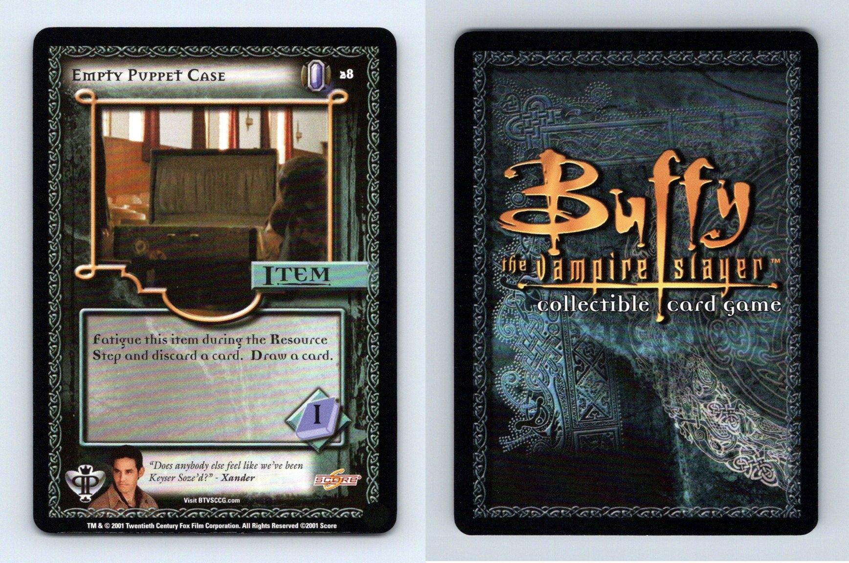Empty Puppet Empty Puppet #28 Buffy The Vampire Slayer The Pergamum Prophecy Common ...