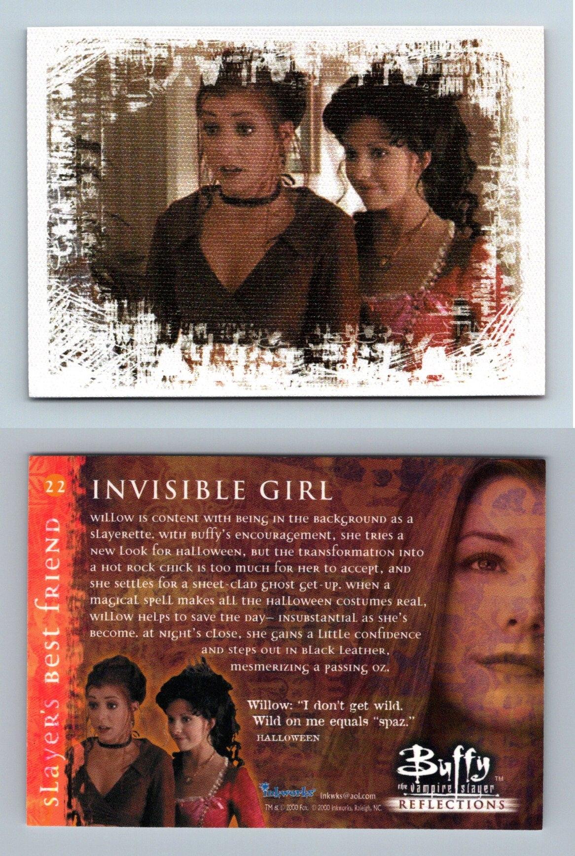 Invisible Girl #22 Buffy The Vampire Slayer Reflections 2000 Inkworks ...