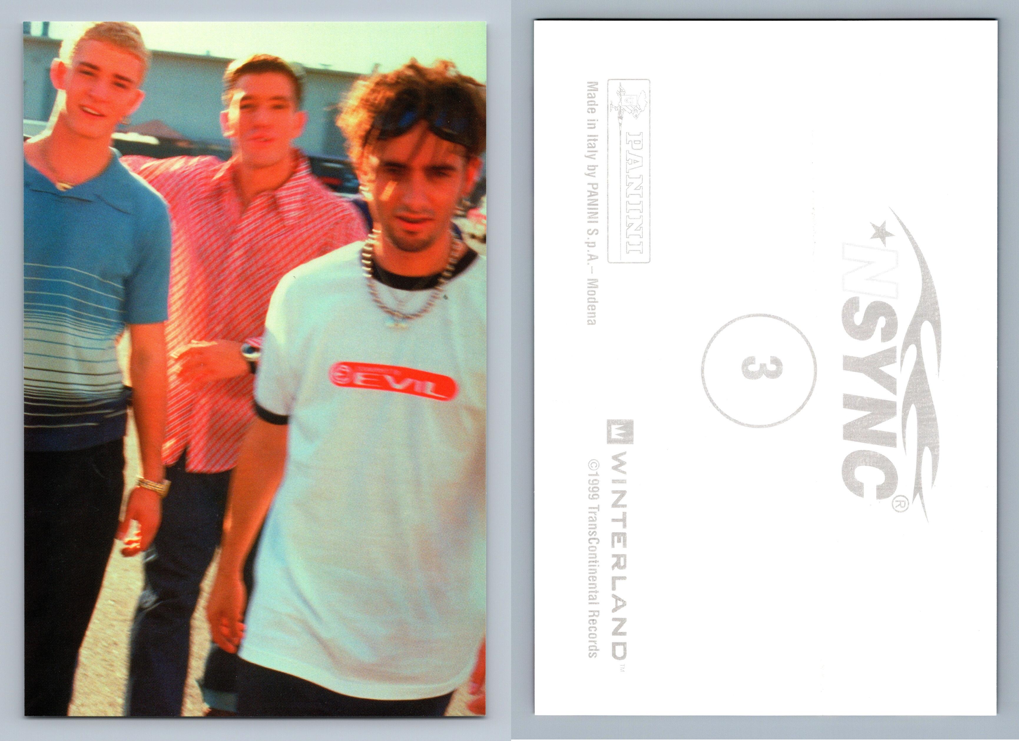NSYNC #3 Panini 1999 Winterland Photocard – Breakoutcards