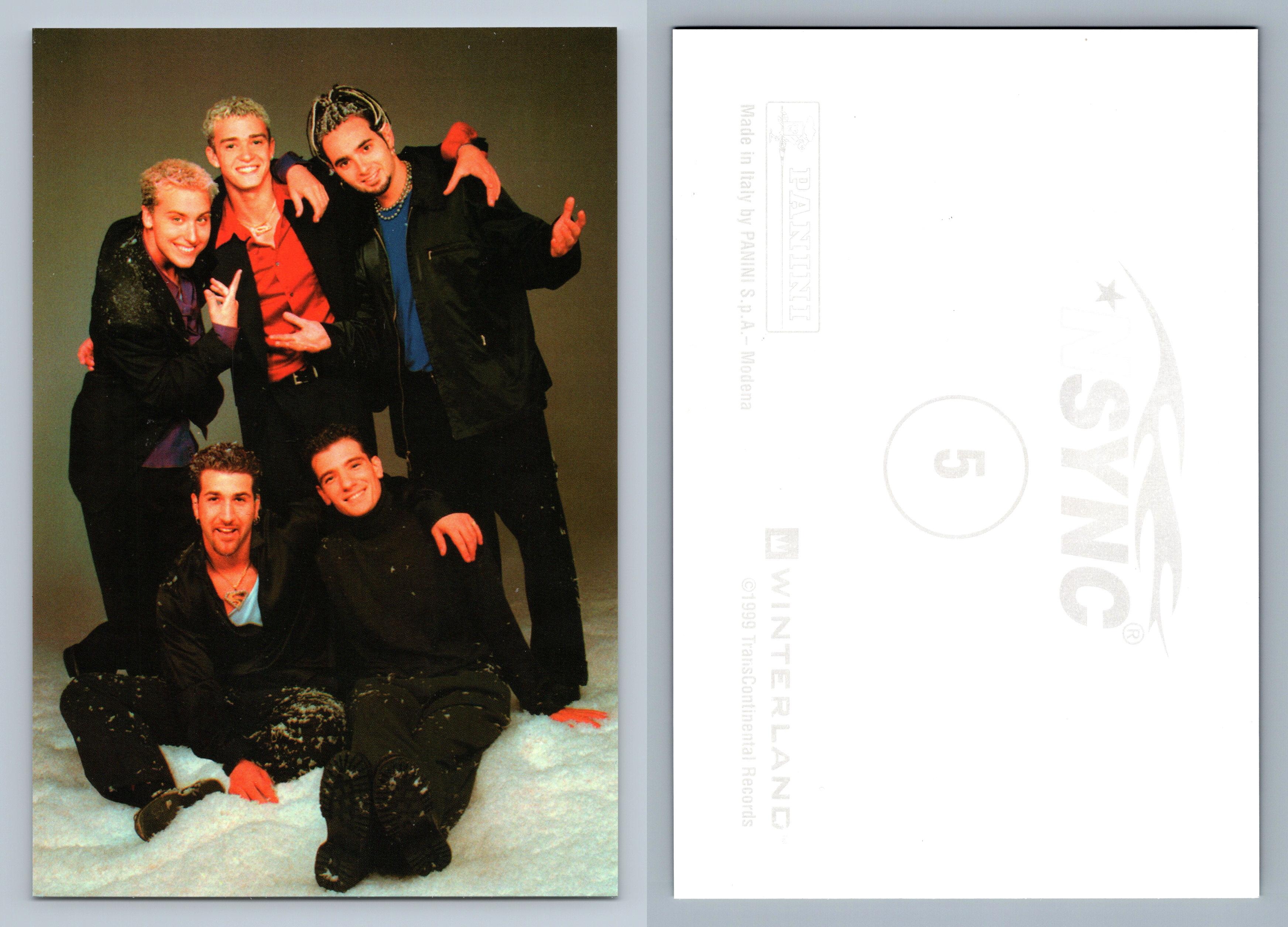 NSYNC #5 Panini 1999 Winterland Photocard – Breakoutcards
