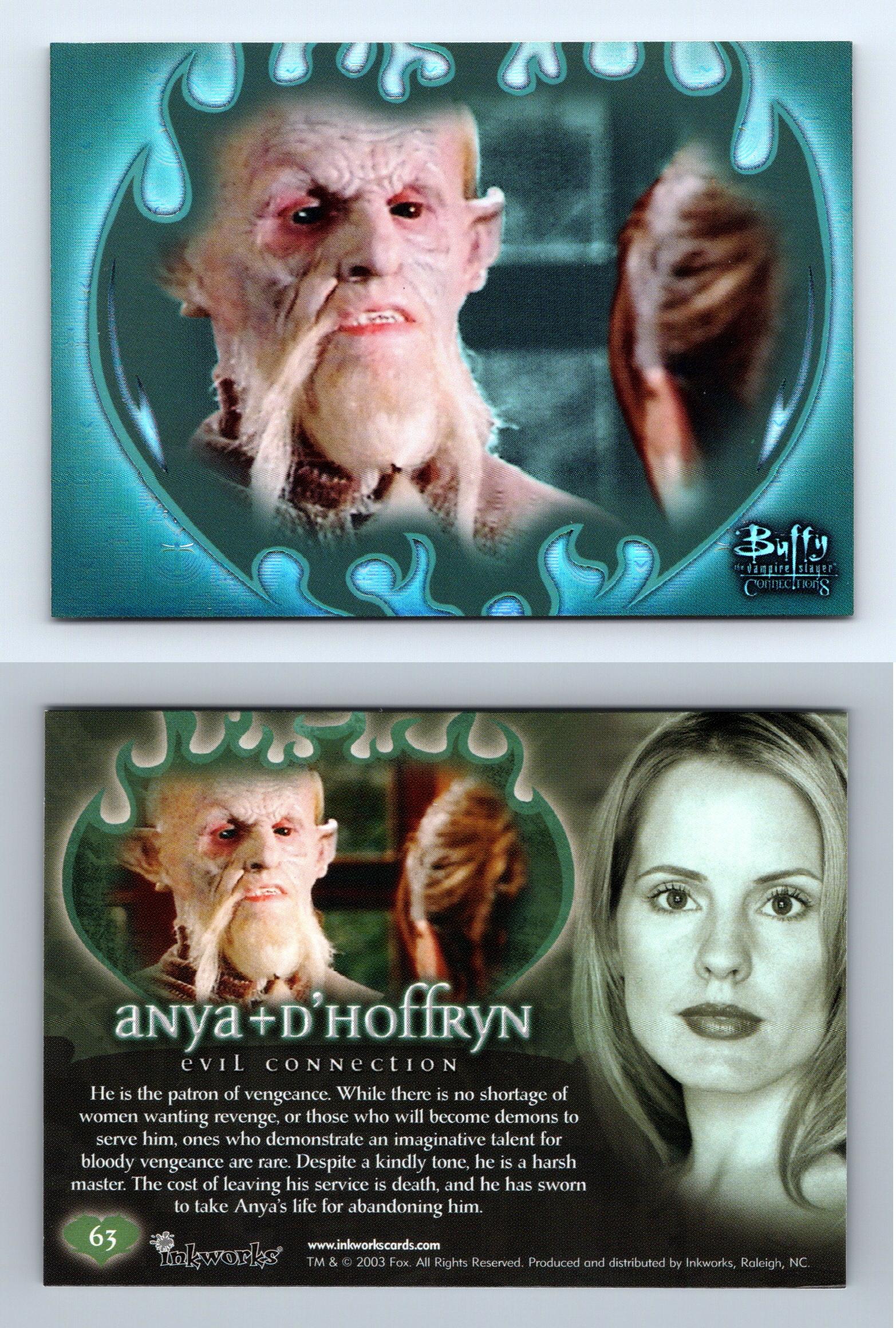 Anya + D'Hoffryn 63 Buffy The Vampire Slayer Connections 2003 Inkwork