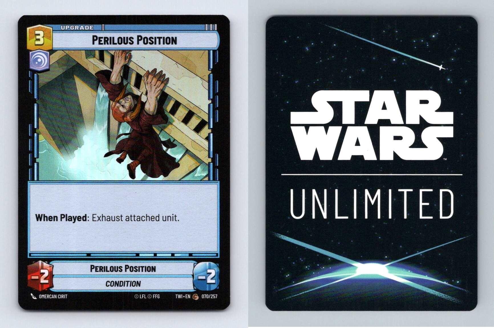 Perilous Position #070 Star Wars Unlimited Twilight Of Republic Common Foil TCG-Breakoutcards