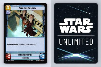 Perilous Position #070 Star Wars Unlimited Twilight Of Republic Common Foil TCG-Breakoutcards