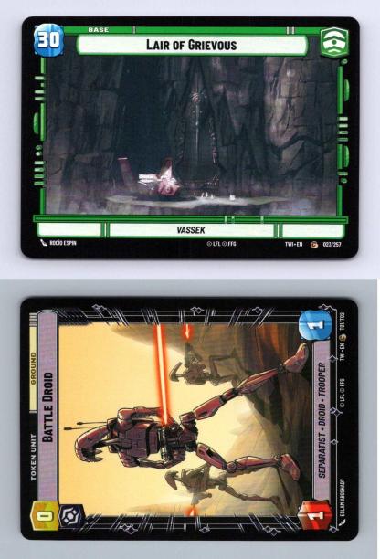 Lair Of Grievous #23 TO1 Star Wars Unlimited Twilight Of The Republic Common TCG-Breakoutcards