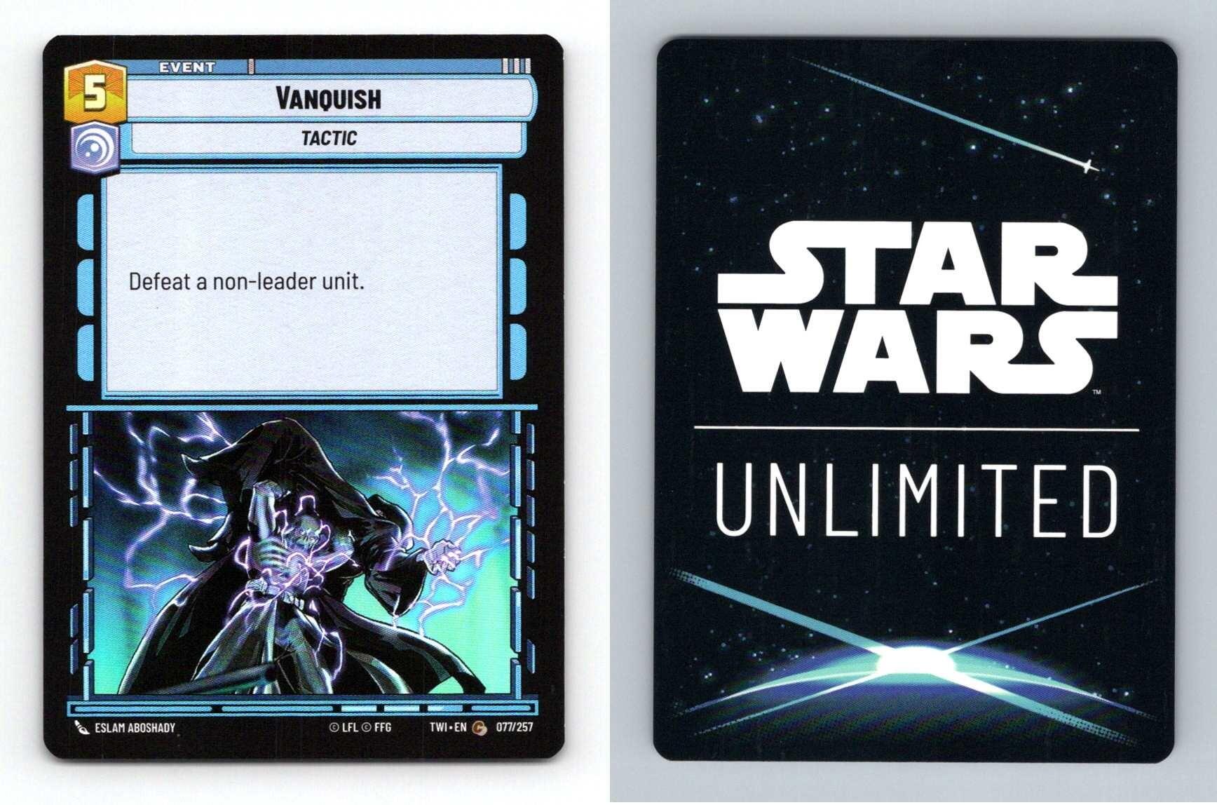 Vanquish #077 Star Wars Unlimited Twilight Of The Republic Common Foil TCG-Breakoutcards