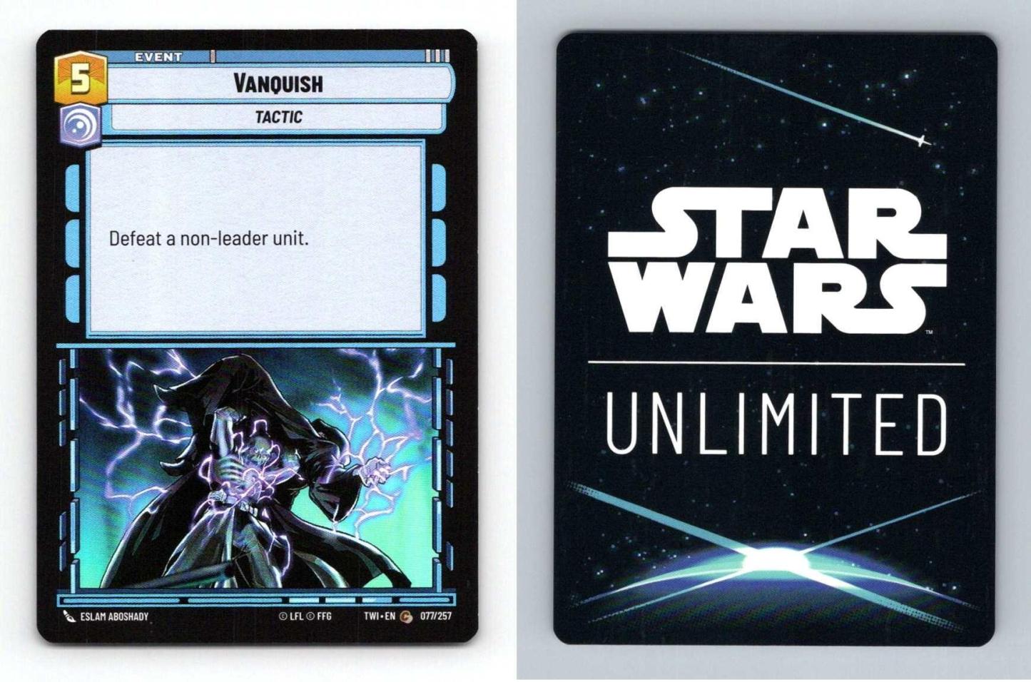 Vanquish #077 Star Wars Unlimited Twilight Of The Republic Common Foil TCG-Breakoutcards