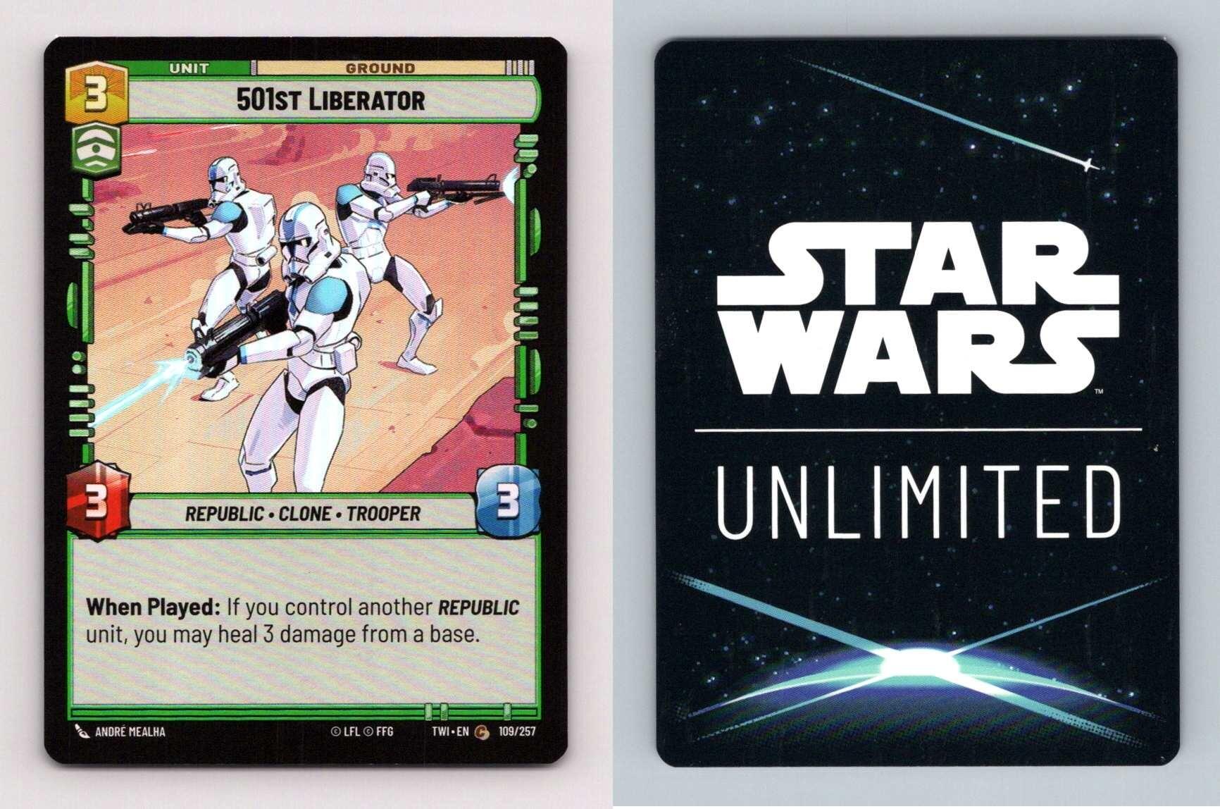 501st Liberator #109 Star Wars Unlimited Twilight Of Republic Common Foil TCG-Breakoutcards