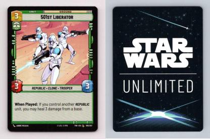 501st Liberator #109 Star Wars Unlimited Twilight Of Republic Common Foil TCG-Breakoutcards