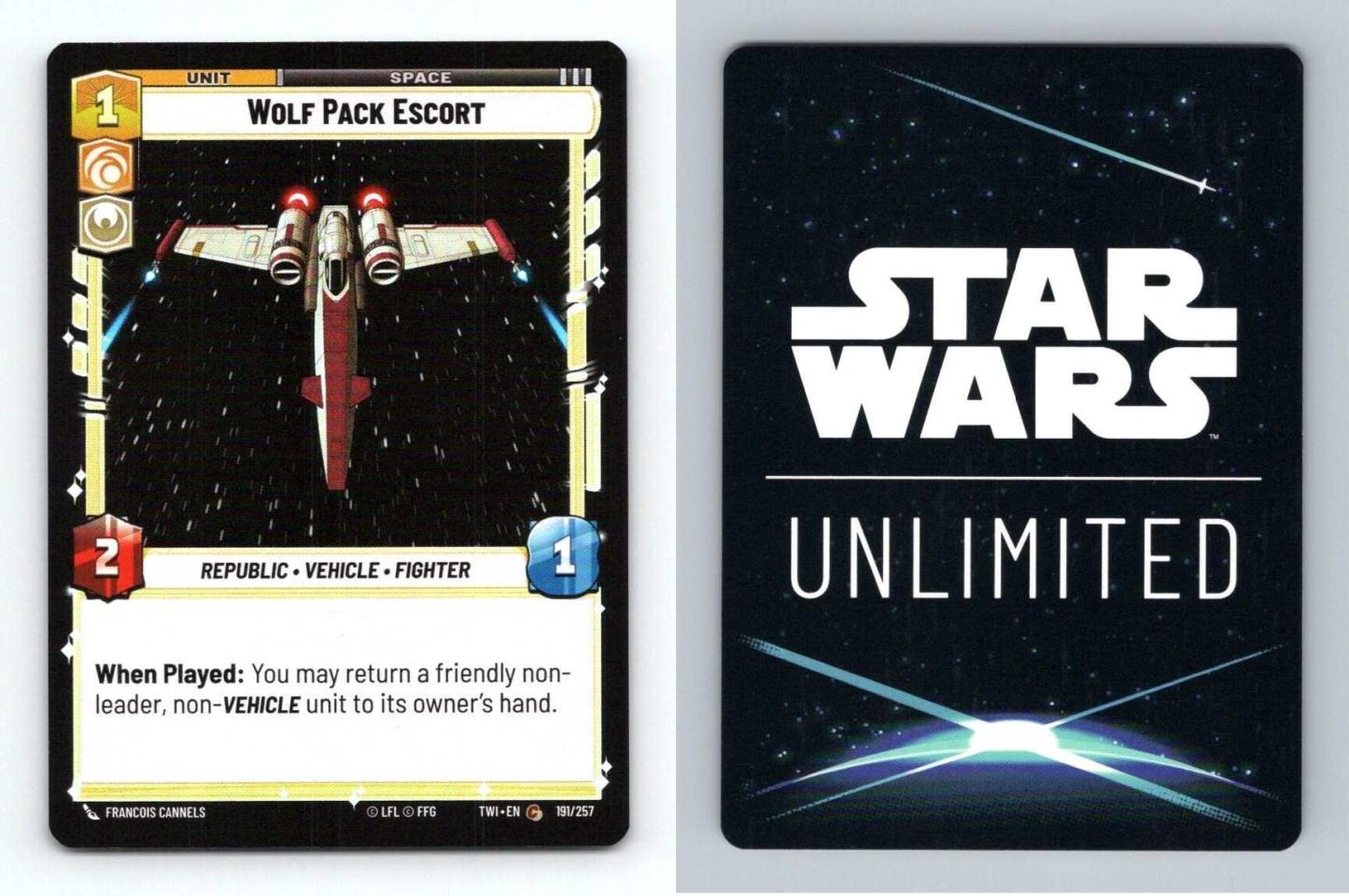 Wolf Pack Escort #191 Star Wars Unlimited Twilight Of Republic Common Foil TCG-Breakoutcards
