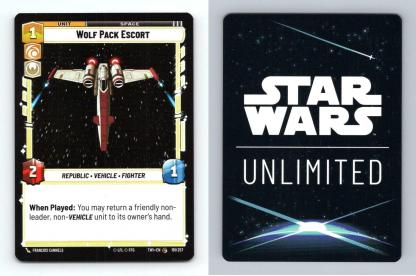 Wolf Pack Escort #191 Star Wars Unlimited Twilight Of Republic Common Foil TCG-Breakoutcards
