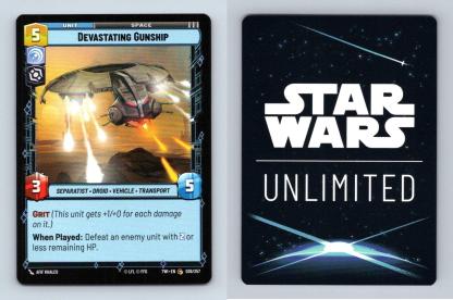 Devastating Gunship #036 Star Wars Unlimited Twilight Of The Republic Common TCG-Breakoutcards
