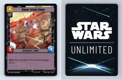 Dwarf Spider Droid #231 Star Wars Unlimited Twilight Of Republic Common Foil TCG-Breakoutcards