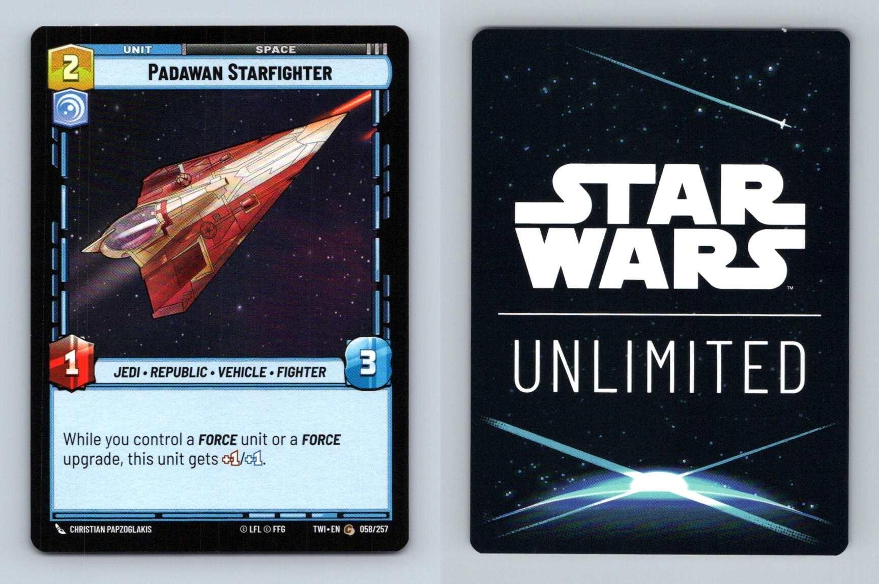 Padawan Starfighter #58 Star Wars Unlimited Twilight Of The Republic Common TCG-Breakoutcards