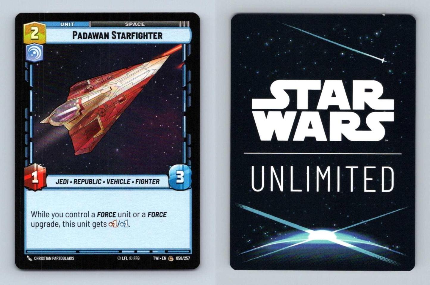 Padawan Starfighter #58 Star Wars Unlimited Twilight Of The Republic Common TCG-Breakoutcards
