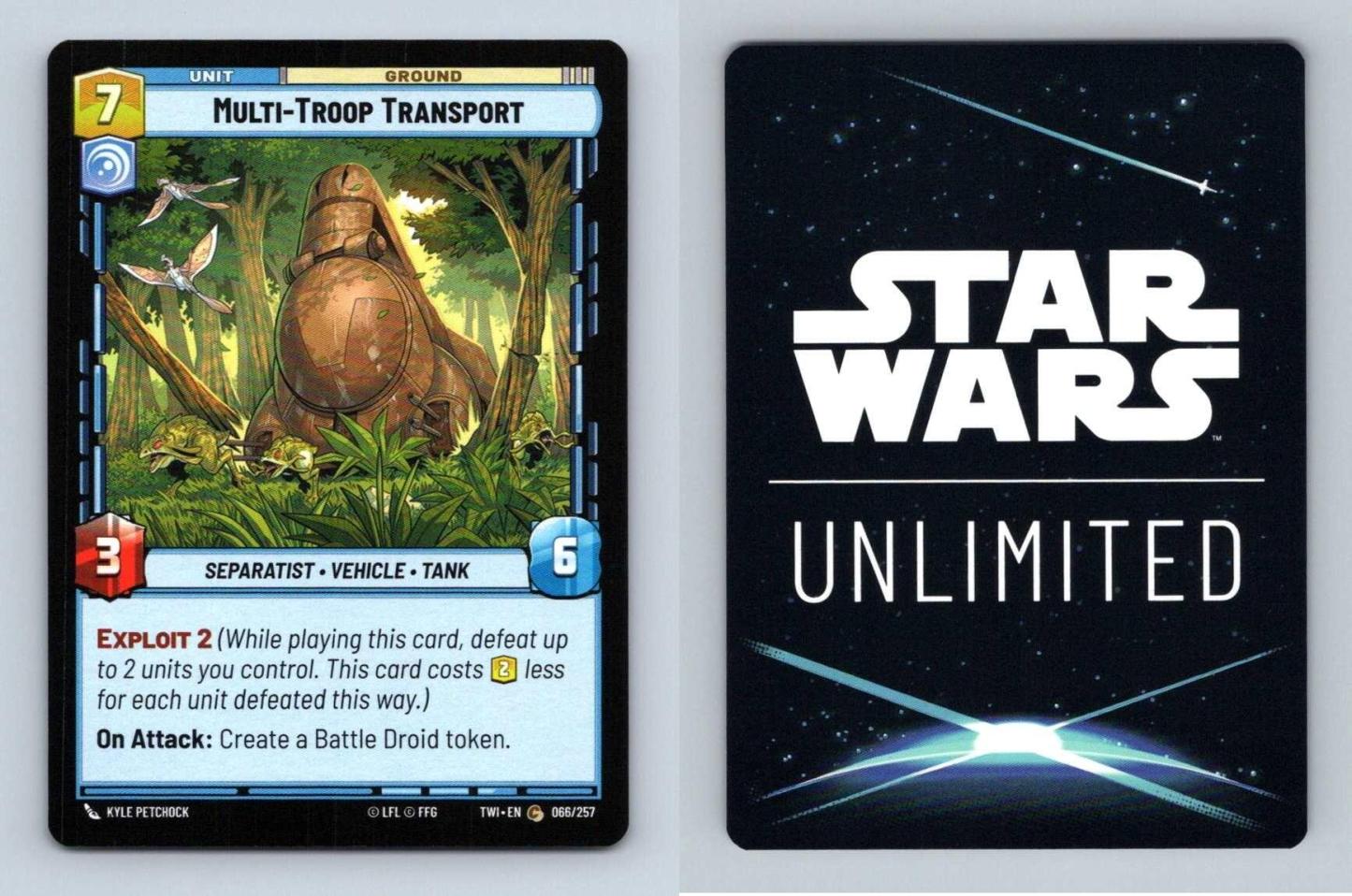 Multi-Troop Transport #066 Star Wars Unlimited Twilight Of Republic Common TCG-Breakoutcards