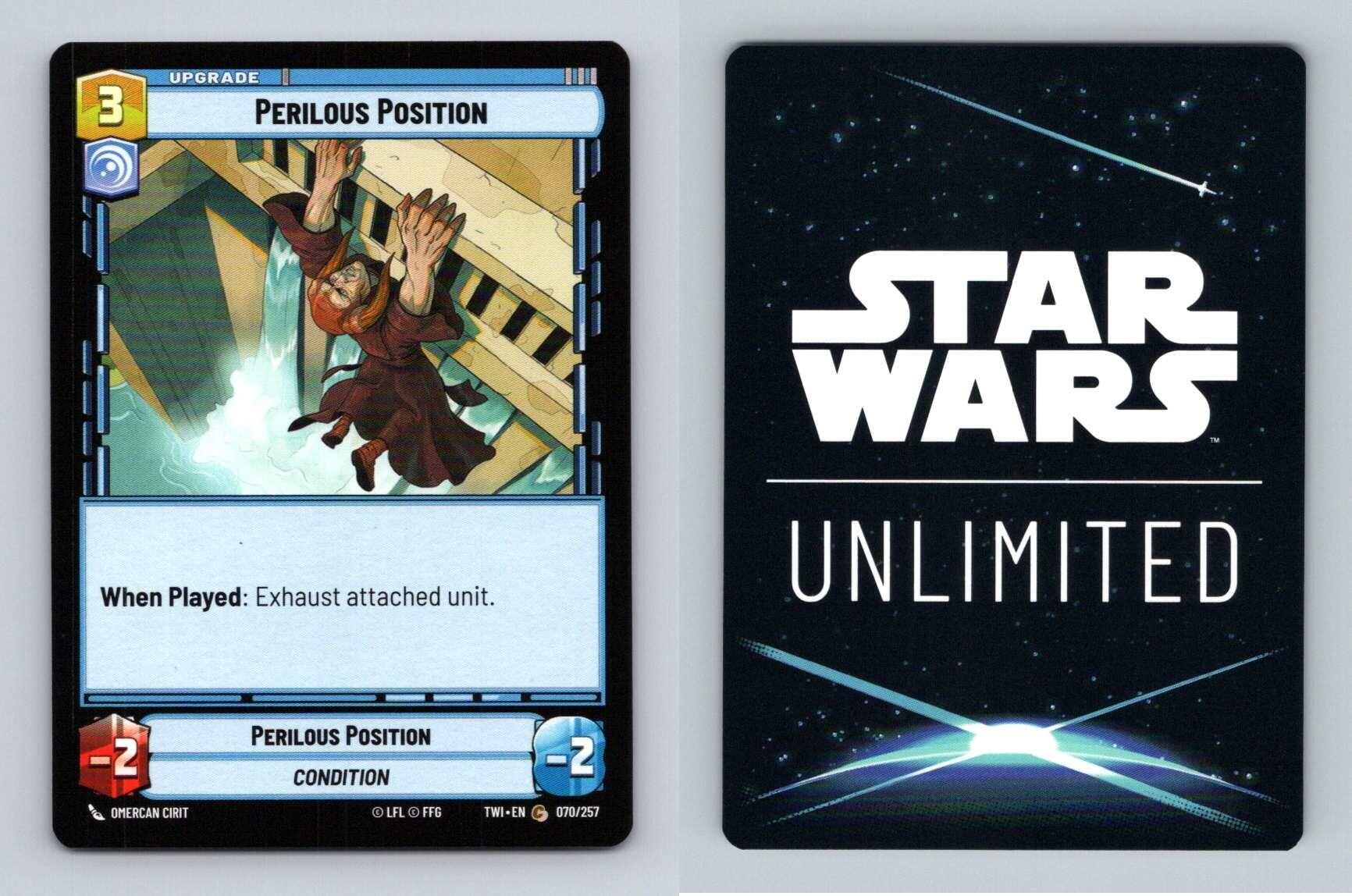 Perilous Position #70 Star Wars Unlimited Twilight Of The Republic Common TCG-Breakoutcards