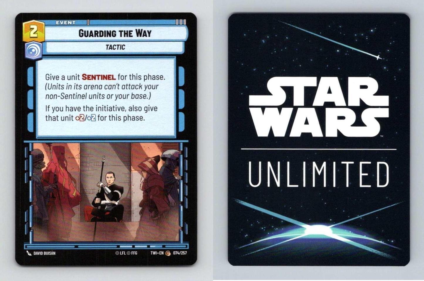 Guarding The Way #074 Star Wars Unlimited Twilight Of The Republic Common TCG-Breakoutcards