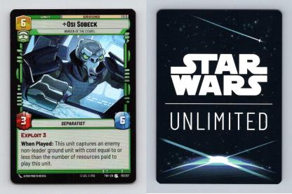 Osi Sobeck #115 Star Wars Unlimited Twilight Of The Republic Uncommon Foil TCG-Breakoutcards