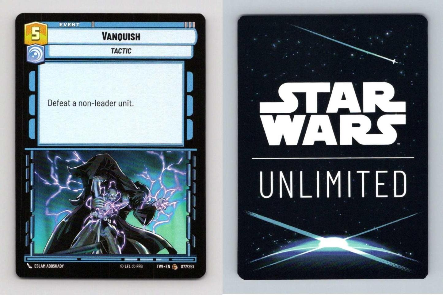 Vanquish #077/257 Star Wars Unlimited Twilight Of The Republic 2024 Common TCG-Breakoutcards