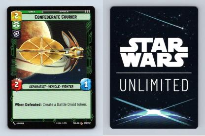 Confederate Courier #079 Star Wars Unlimited Twilight Of The Republic Common TCG-Breakoutcards