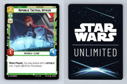 Rep. Tactical Officer #091 Star Wars Unlimited Twilight Of Republic Common TCG-Breakoutcards