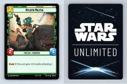Ryloth Militia #108 Star Wars Unlimited Twilight Of The Republic 2024 Common TCG-Breakoutcards