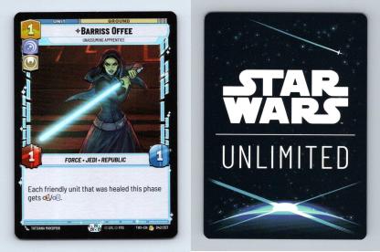 Barriss Offee #042 Star Wars Unlimited Twilight Of The Republic Rare Foil TCG-Breakoutcards
