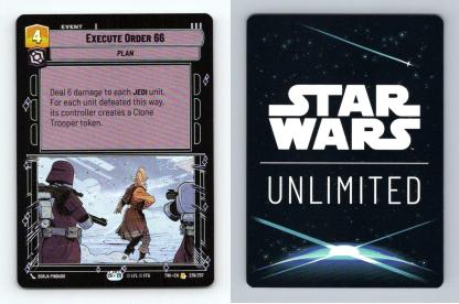 Execute Order 66 #239 Star Wars Unlimited Twilight Of The Republic Rare Foil TCG-Breakoutcards