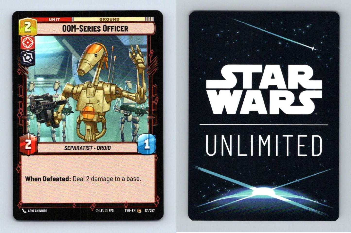 OOM-Series Officer #131 Star Wars Unlimited Twilight Of Republic Common TCG-Breakoutcards