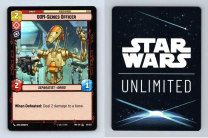 OOM-Series Officer #131 Star Wars Unlimited Twilight Of Republic Common TCG-Breakoutcards
