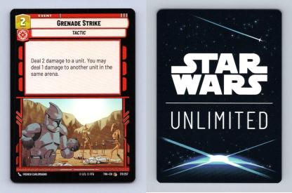 Grenade Strike #171 Star Wars Unlimited Twilight Of The Republic 2024 Common TCG-Breakoutcards