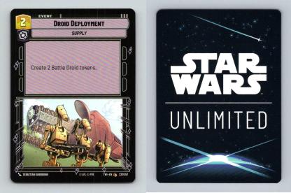 Droid Deployment #237 Star Wars Unlimited Twilight Of The Republic Common TCG-Breakoutcards
