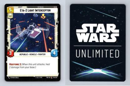 ETA-2 Light Interceptor #244 Star Wars Unlimited Twilight Of Republic Common TCG-Breakoutcards