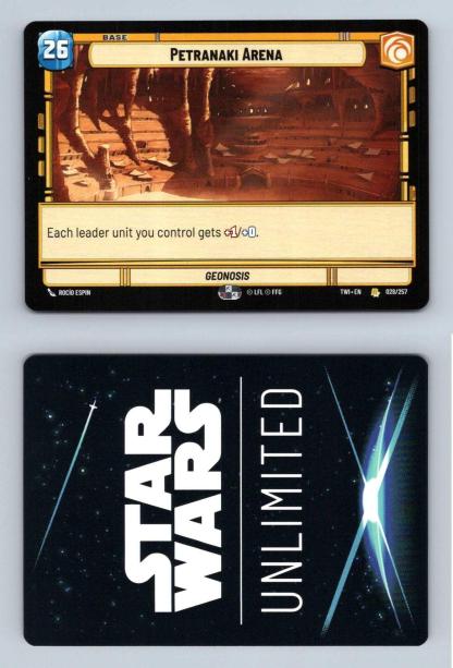 Petranaki Arena #028 Star Wars Unlimited Twilight Of The Republic 2024 Rare TCG-Breakoutcards