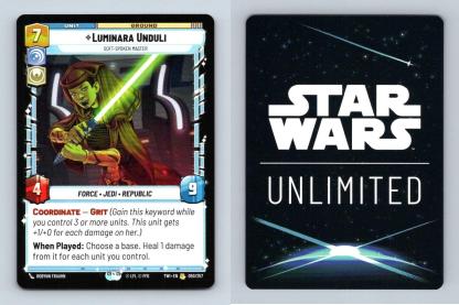 Luminara Unduli #050 Star Wars Unlimited Twilight Of The Republic 2024 Rare TCG-Breakoutcards